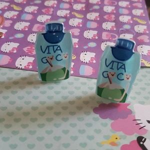 kawaii coconut drink hairclip